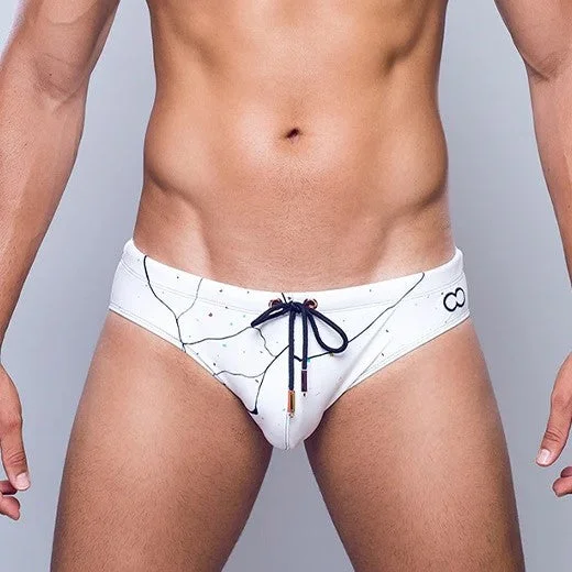 2eros Marble swim brief white