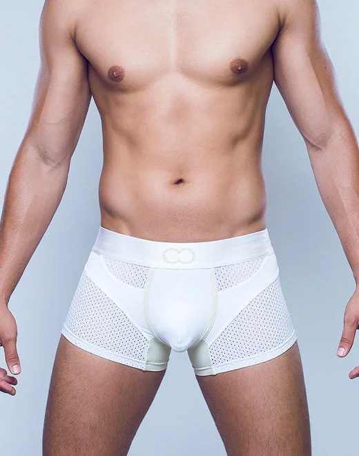 AKTIV Pegasus Trunk Underwear - White/Tan