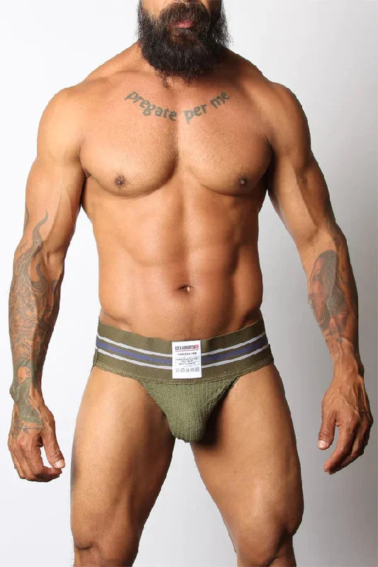 Cellblock 13 Tight End jockstrap army green