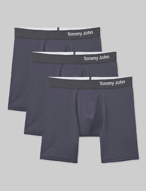 Cool Cotton Mid-Length Boxer Brief 6"" (3-Pack)