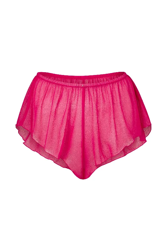 Silk Shorts Fuchsia