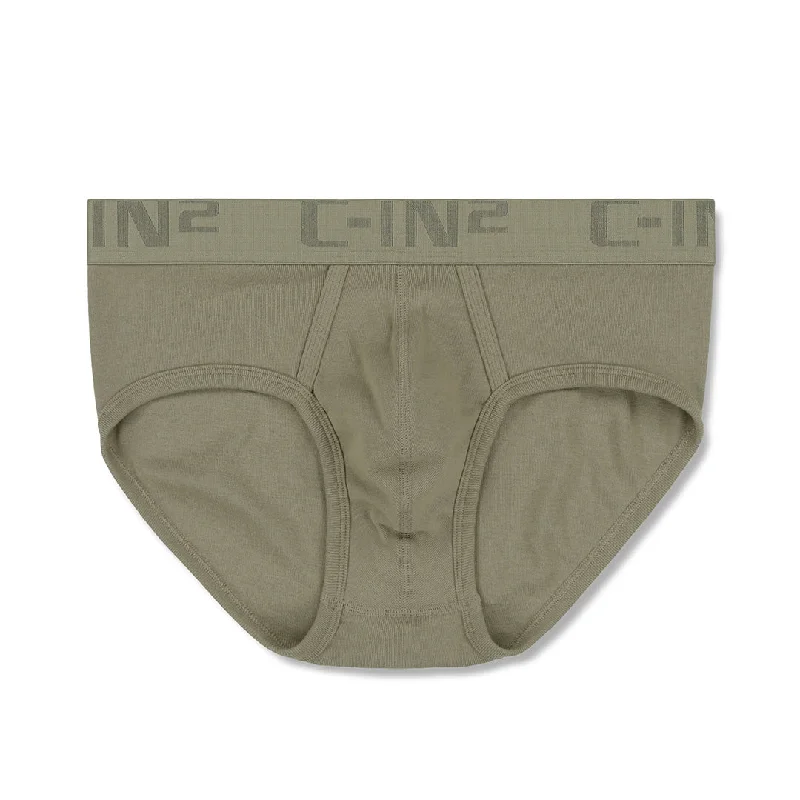 Core Mid Rise Brief Kash Khaki