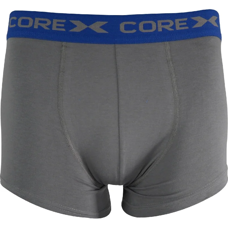 CoreX Fitness Classic (2 Pack) Mens Boxer Shorts - Grey