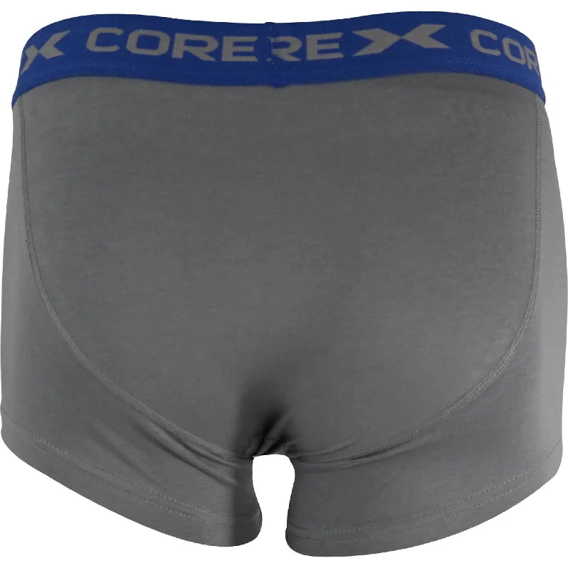 CoreX Fitness Classic (2 Pack) Mens Boxer Shorts - Grey