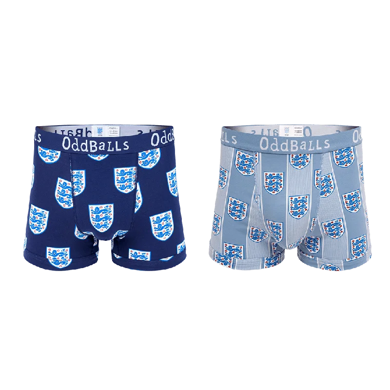 England FA Classic & Away & Away Bundle - Mens Boxer Shorts 2 Pack Bundle