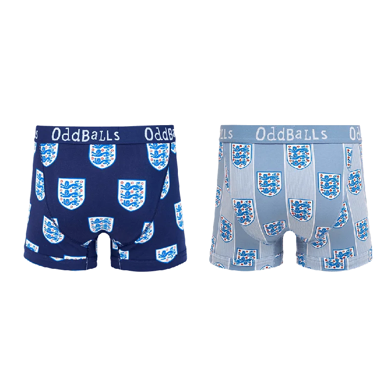 England FA Classic & Away & Away Bundle - Mens Boxer Shorts 2 Pack Bundle