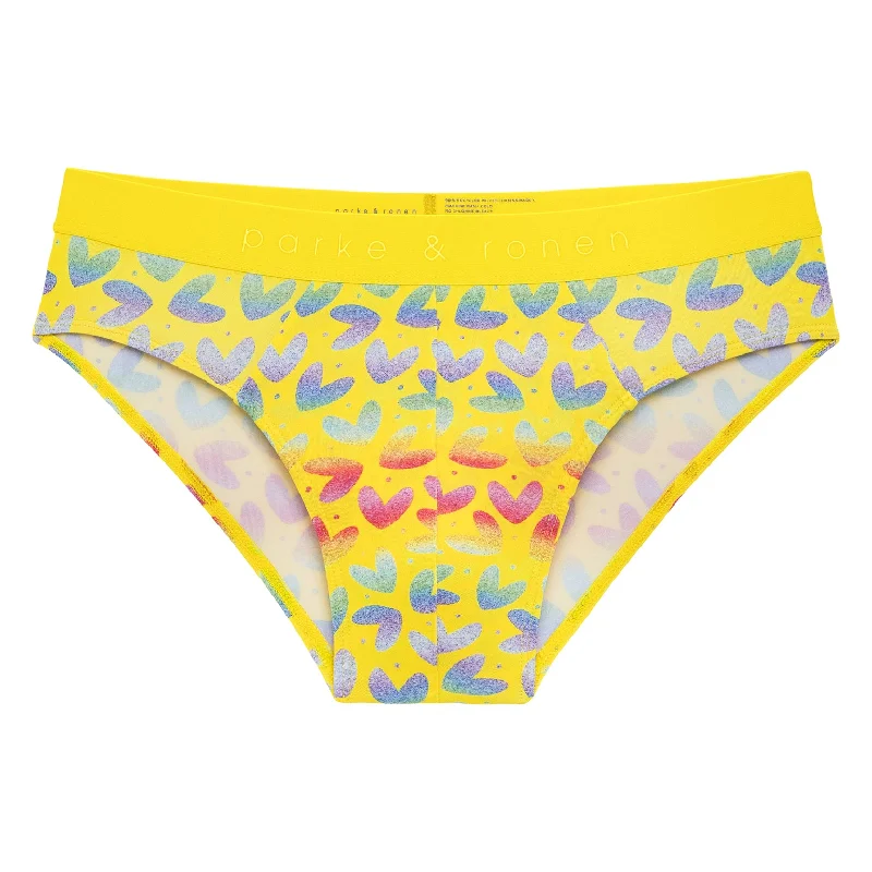 PRIDE EDITION- Heartbreaker Gold Print Low Rise Brief