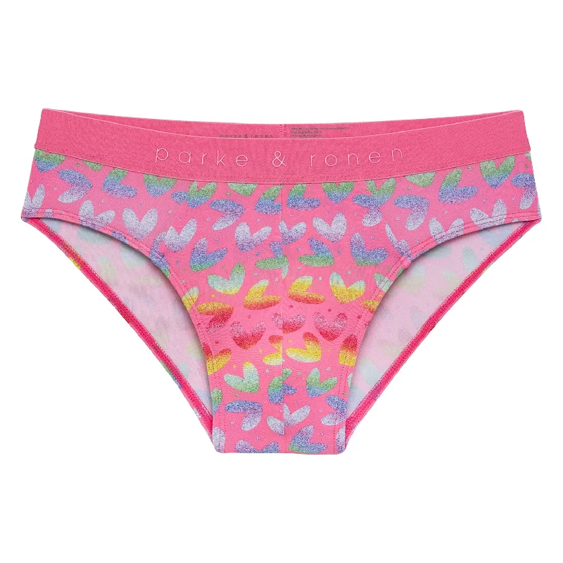 PRIDE EDITION- Heartbreaker Pink Print Low Rise Brief