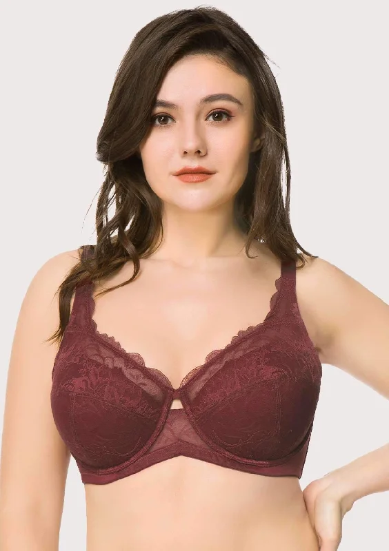 34C / Dark Red