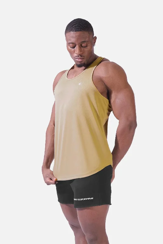 Jed North Microfiber Dri-fit tank khaki beige