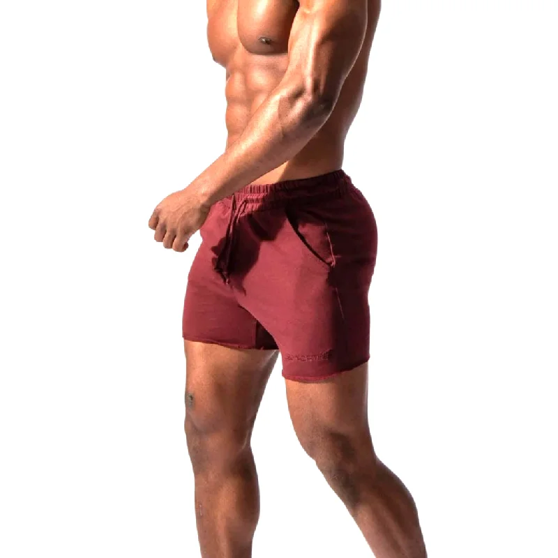 Jed North Motion 5"" sweat short maroon