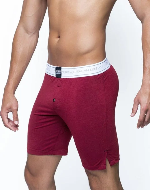 LS10 Core Series 2 Lounge Boxer Shorts - Cabernet