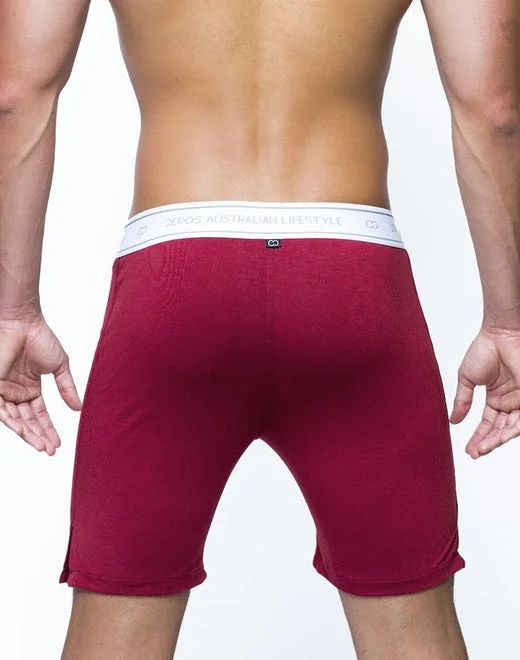 LS10 Core Series 2 Lounge Boxer Shorts - Cabernet