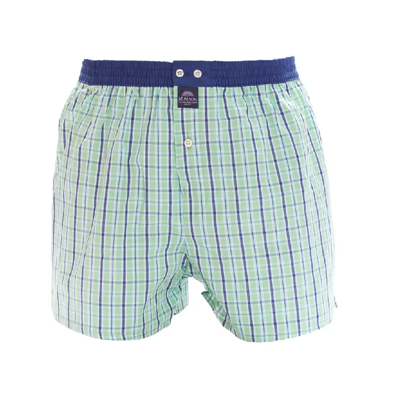 M4918 - Checkered multicolour light green