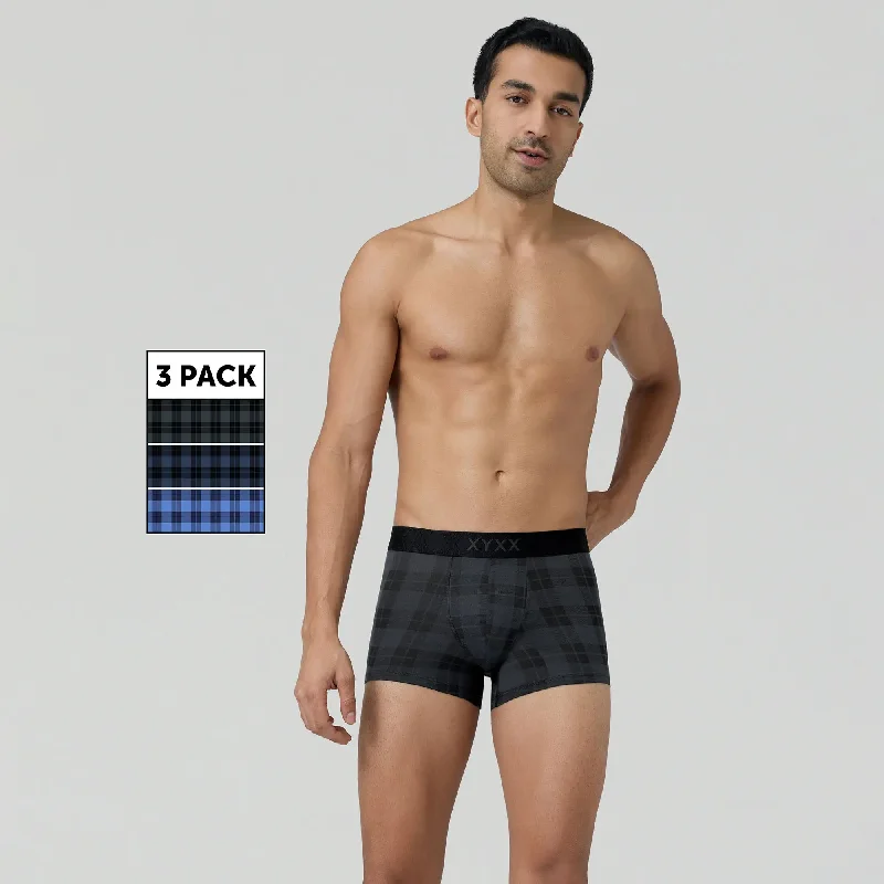 Checkmate Modal-Cotton Trunks (Pack of 3)