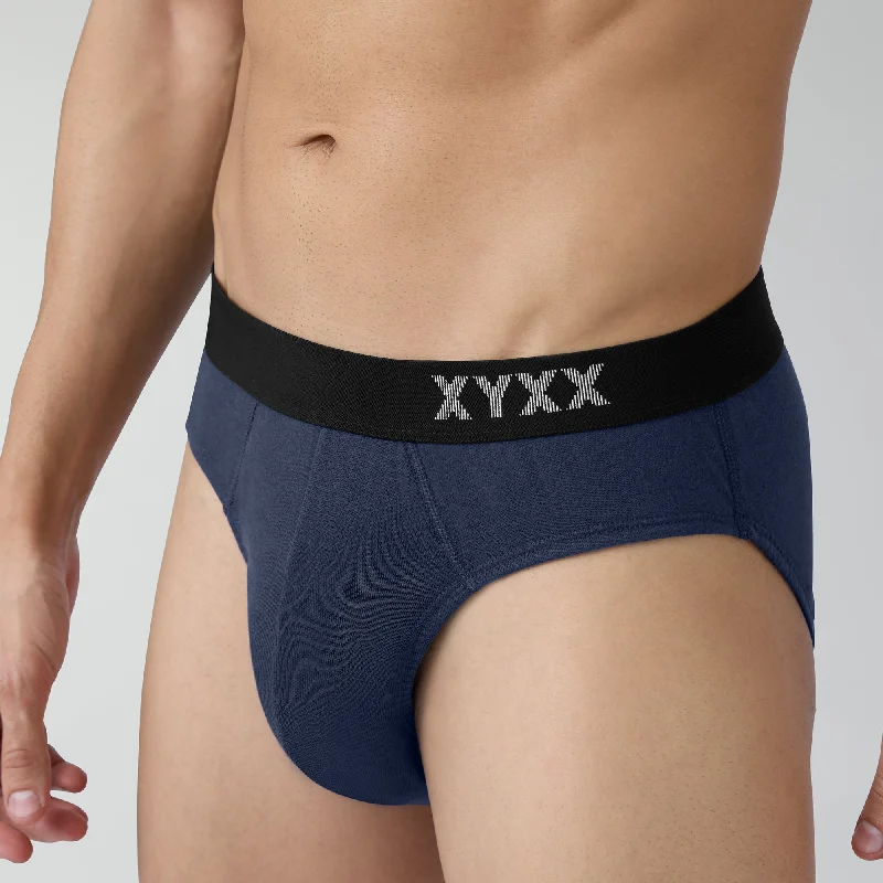 Pace Cotton Rib Briefs Estate Blue