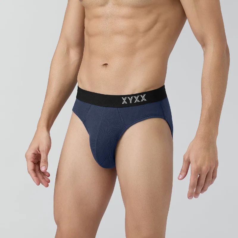 Pace Cotton Rib Briefs Estate Blue