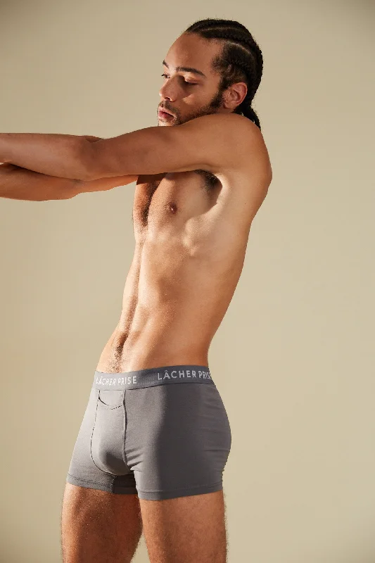 Eco-friendly NEW Stratus Unisex Boxer Brief PACK OF 4 - Grey