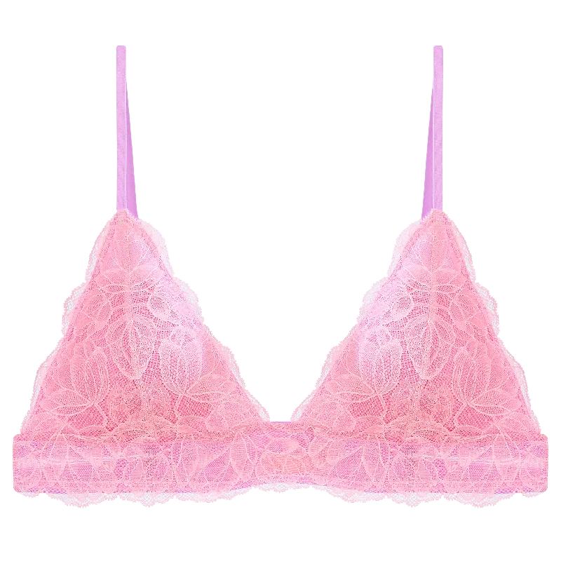 Pearl Lace Padded Triangle Bra