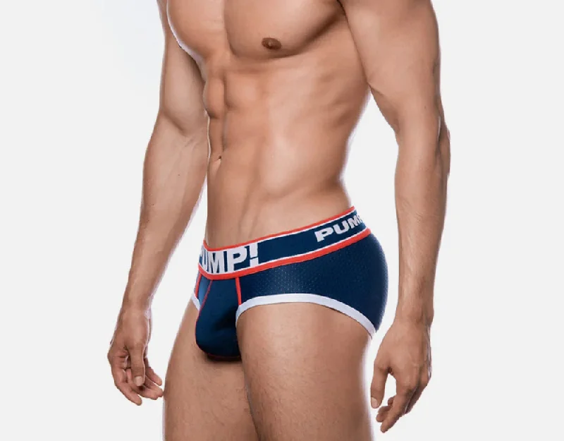 PUMP Big League mesh brief navy