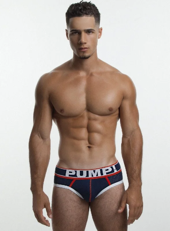 PUMP Big League mesh brief navy