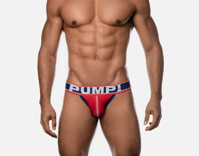 PUMP Fever mesh jockstrap red