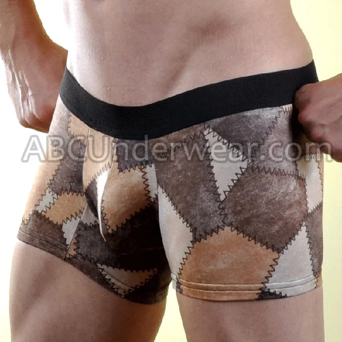 Rustic Patches - Microfiber Men's Trunk Underwear - BLOWOUT SALE!