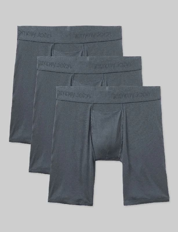 Second Skin Boxer Brief 8"" (3-Pack)