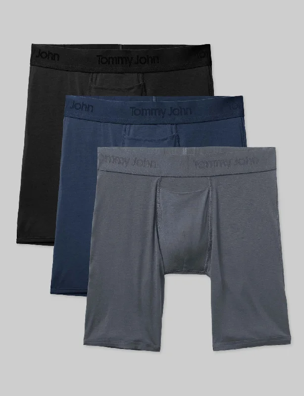 Second Skin Boxer Brief 8"" (3-Pack)