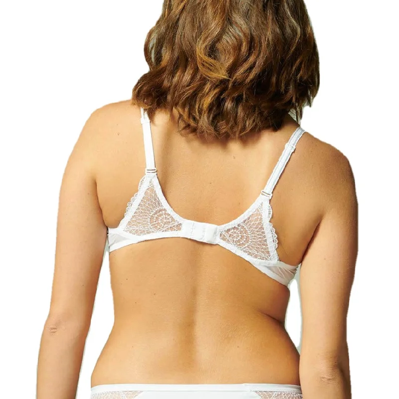 Simone Perele Reflet Half Cup White