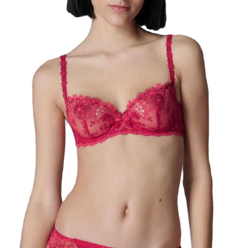 Simone Perele Wish Half Cup Bra Ruby Red