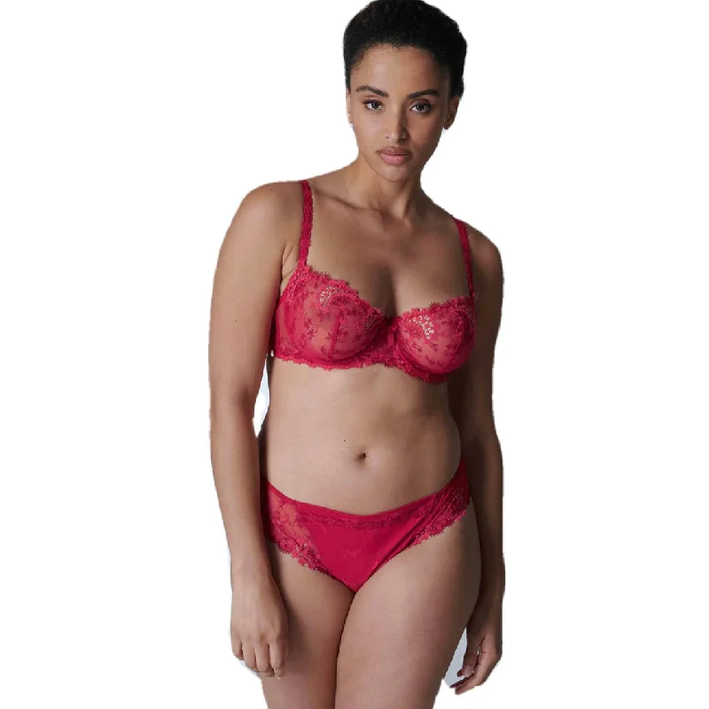 Simone Perele Wish Half Cup Bra Ruby Red