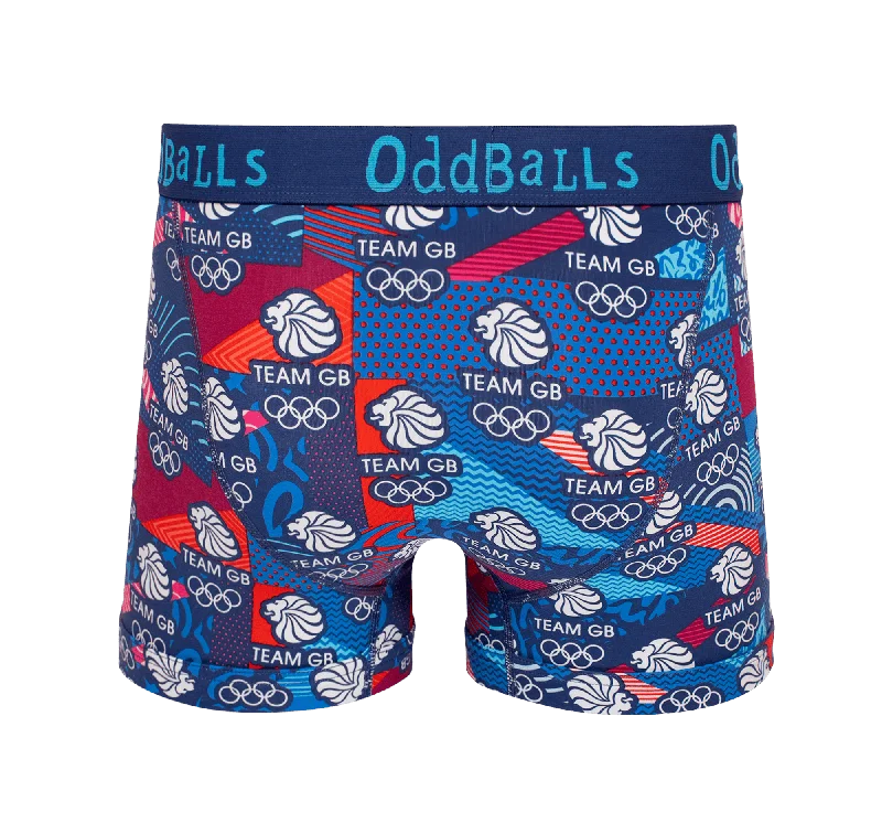 Team GB - Navy - Mens Boxer Shorts