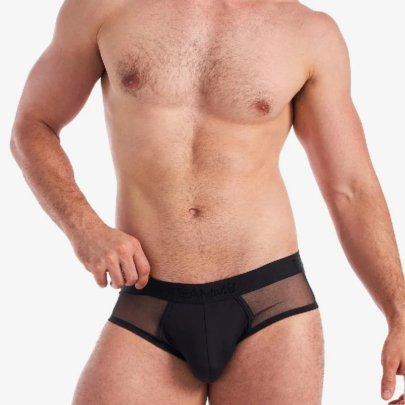 Teamm8 Score Sheer brief mesh black