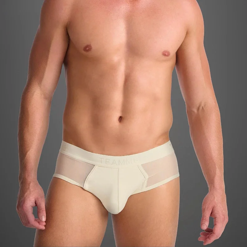 Teamm8 Score Sheer brief mesh cream