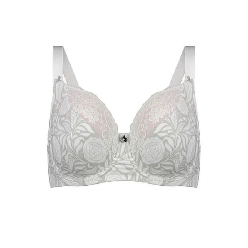 Signature Print Full Cup Bra - Ice Rose