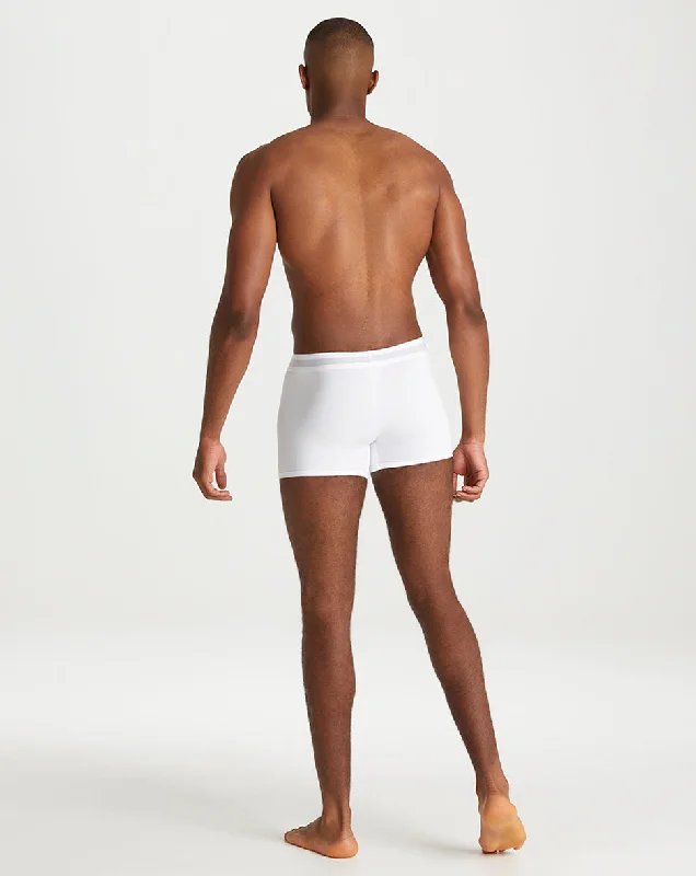 White Mid Length Pro Boxer