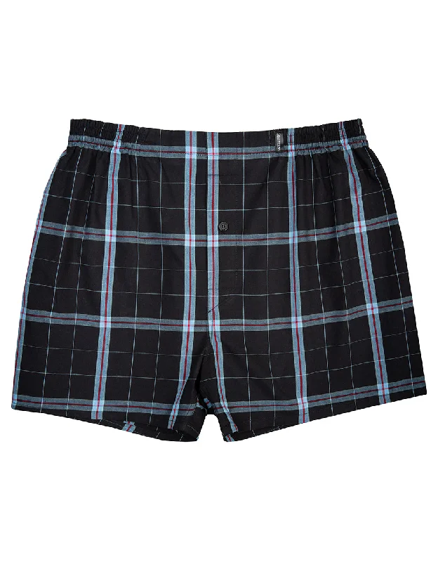 Woven Plaid Boxer