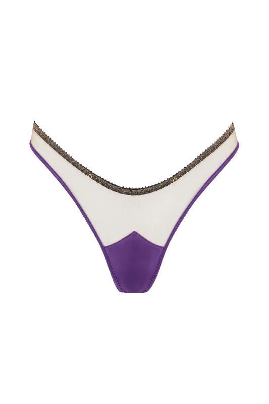 Barbie Amethyst High Cut Thong