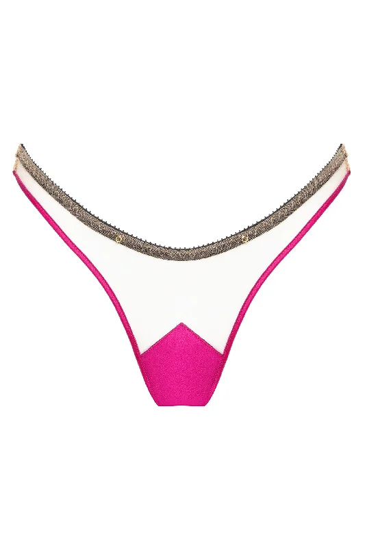 Barbie Fuchsia High Cut Thong