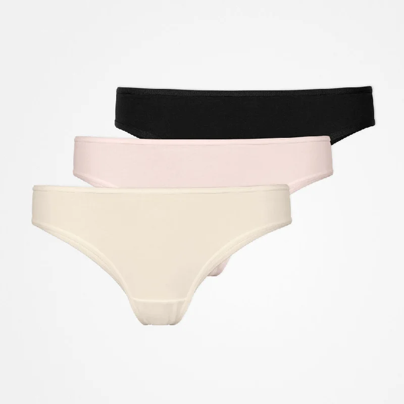 Brazilian Slips | Mix (Hellbeige/Rose/Schwarz)