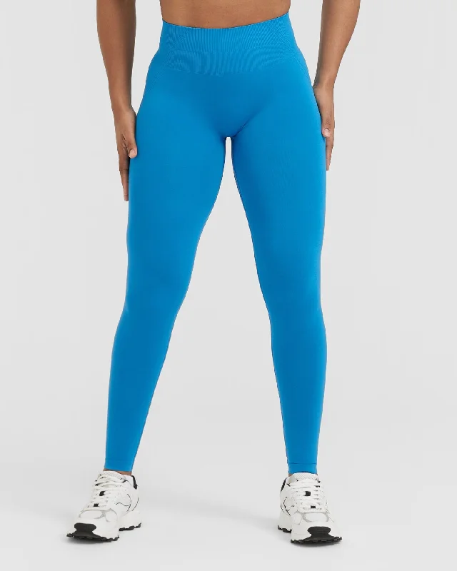 Effortless Seamless Leggings | Tropical Blue