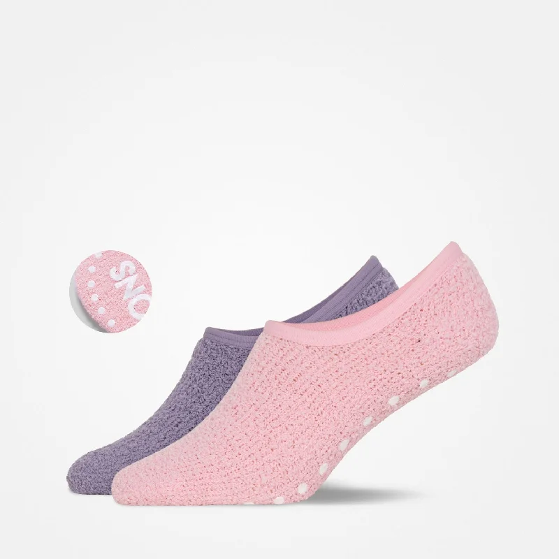 Fluffy Füßlinge | Mix (Pink/Lavendel)