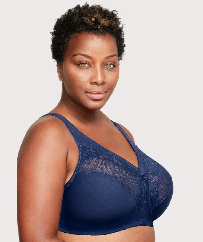 Glamorise Magiclift Minimizer Wire-Free Bra - Blue