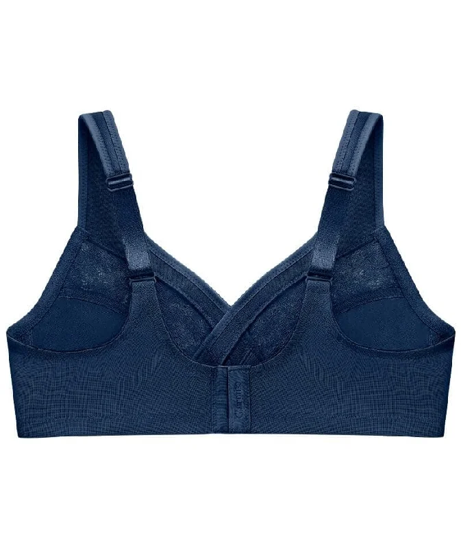 Glamorise Magiclift Minimizer Wire-Free Bra - Blue