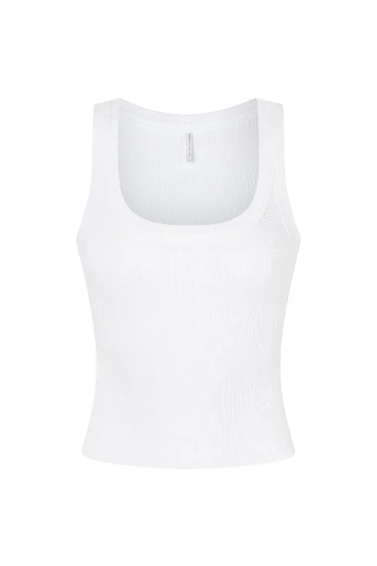 Rib Tank White