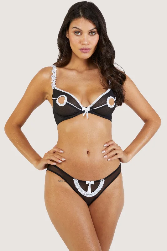 Miranda Black and Ivory Brief