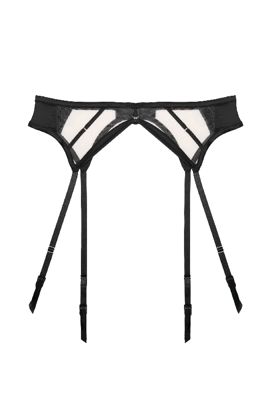 Ramona Black Mesh Suspender