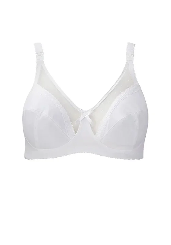 Royce Charlotte Nursing Bra, White