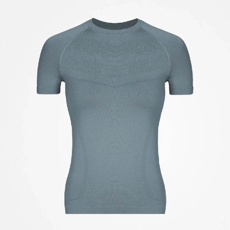 Sport Shirt Seamless Damen | Taubenblau